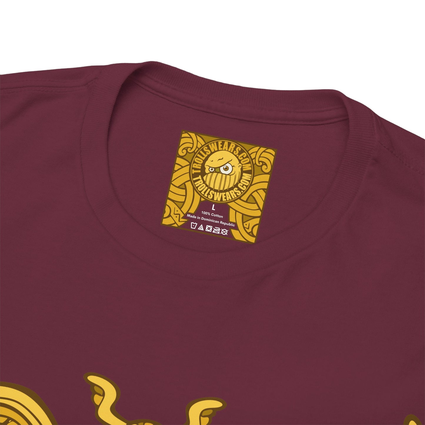 Gold Viking Style Animals Crest Unisex Tee