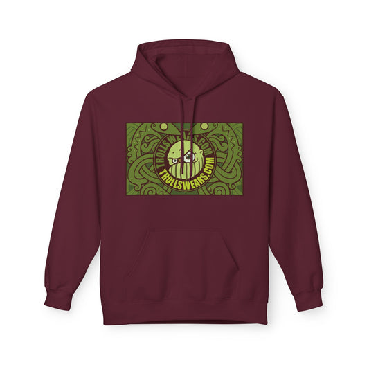 Trollswears.com Hoodie with Snake-Cult Back print