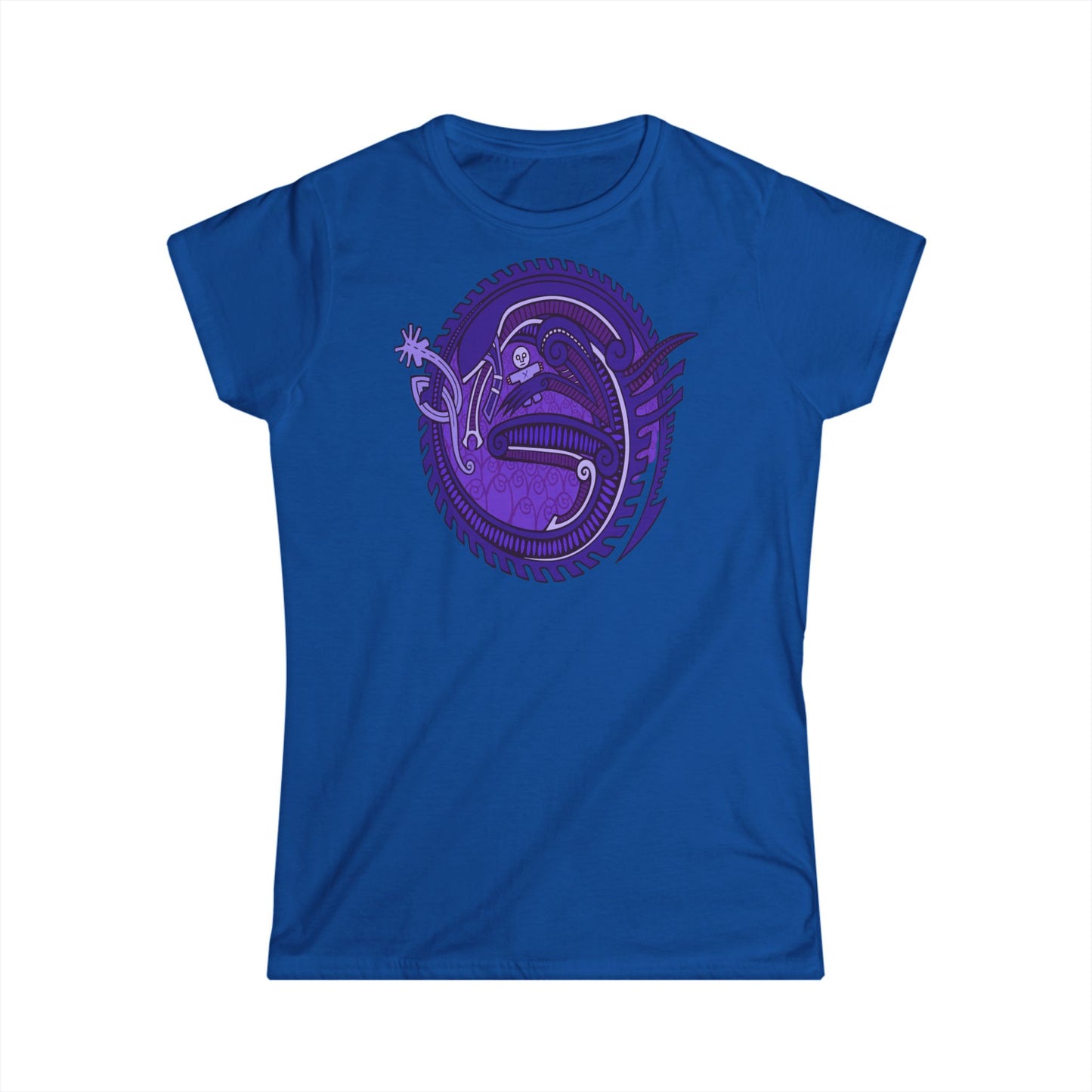 Viking Egg-Laying Wyrm Women's Tee Blue